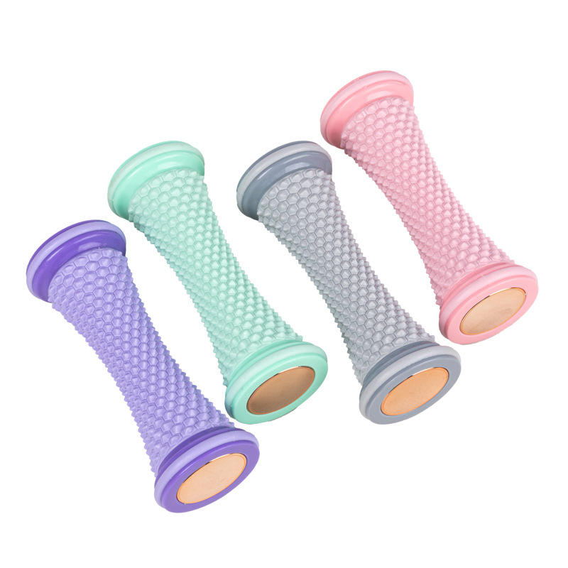 masajeador de pie rodillo masajeador de pie drenaje meridianos pedoterapia acupuntura de pie amasar pie equipo de frotación de pies para uso doméstico