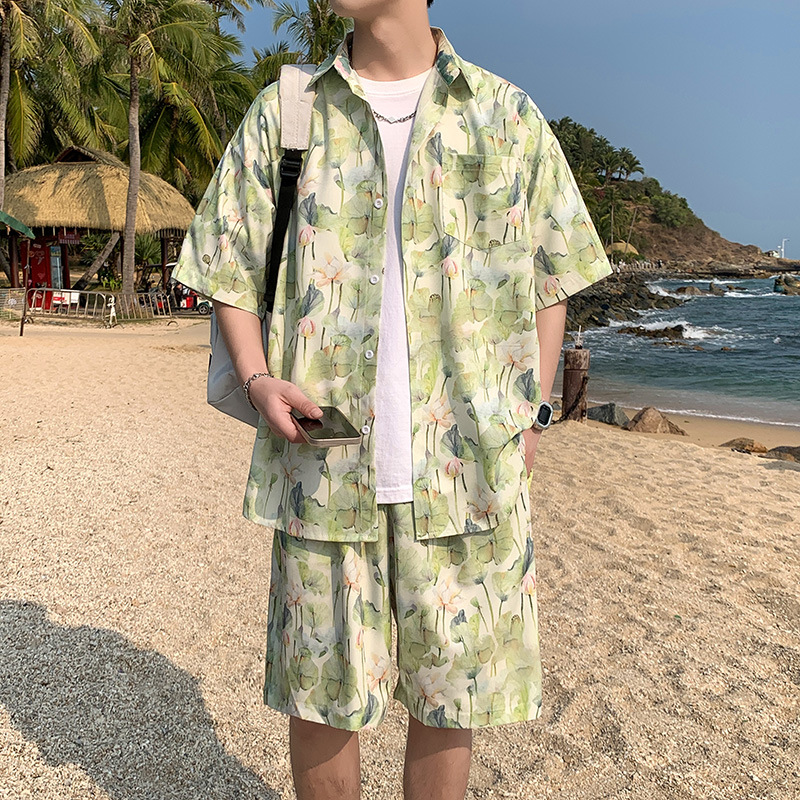 TZ521 비치 슈트 라이트 그린