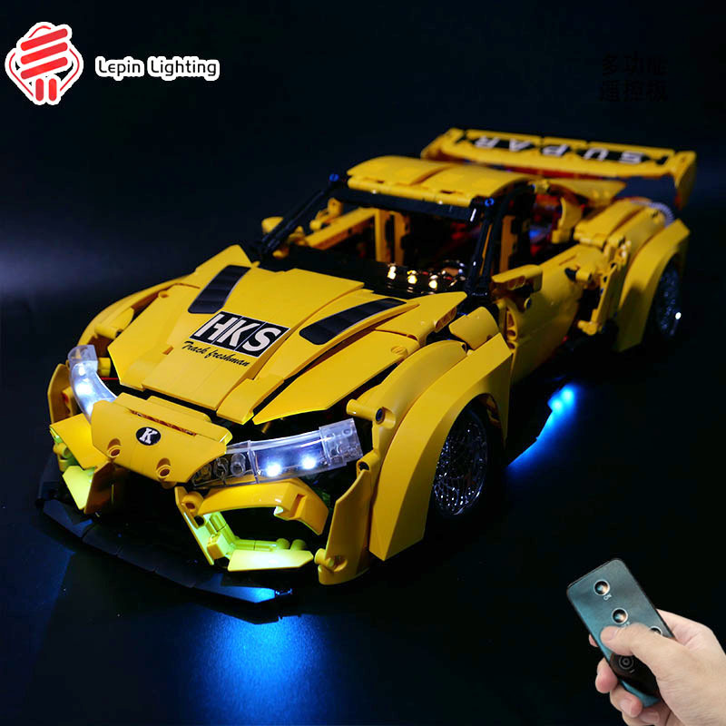 LP building block lighting compatible with Lego Toyota Niu Mowang super car model K box 10249LED remote control lighting LP building block lighting compatible with Lego Toyota Niu Mowang super car model K box 10249LED remote control lighting