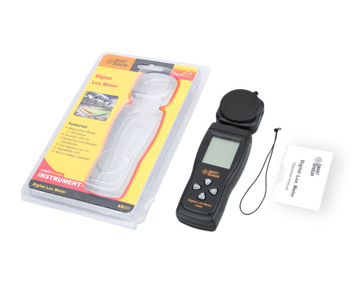 Xima digital illuminance meter AS803 light meter photometer high-precision tester luminance meter photometer English