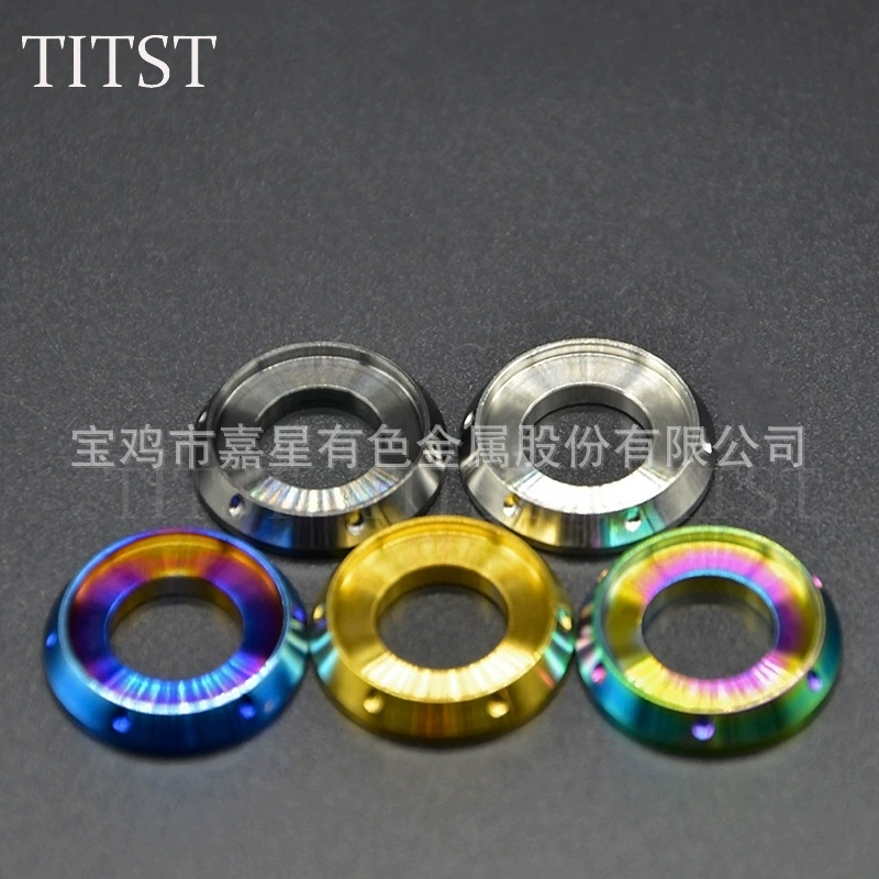 TITST прокладка фланца из титанового сплава M5/M6/M8/M10 Модифицированная прокладка мотоцикла