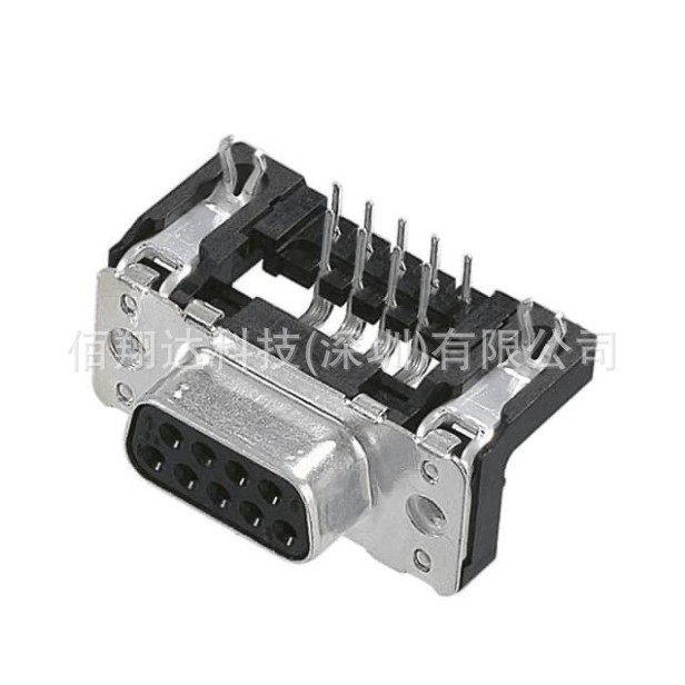 HARTING浩亭 09663536612 D-Sub3 6.5A25针 母头 连接器 波峰焊接