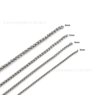Explosive keel chain stainless steel pearl chain flower basket with men's niche fashion pendant necklace