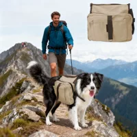 Suitable for large dogs pet backpack 2026 new style breathable and can be boarded