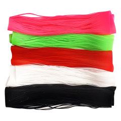 Fishing Gear Accessory Bionic Water Grass Whisker Lao Silicone Filament Silicone Skirt 200 Pieces Handmade DIY Filament Bait