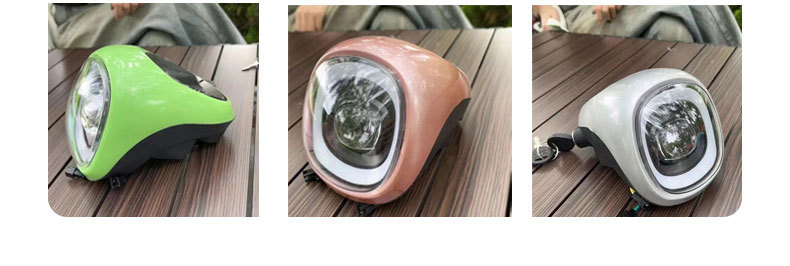 Electric vehicle instrument assembly horn headlight power display lead-acid battery 48-60v led light new simple