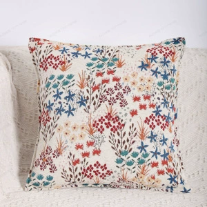 Decorative retro pillow / cushion, floral & patterned designs, sizes 30×50 cm and 45×45 cm