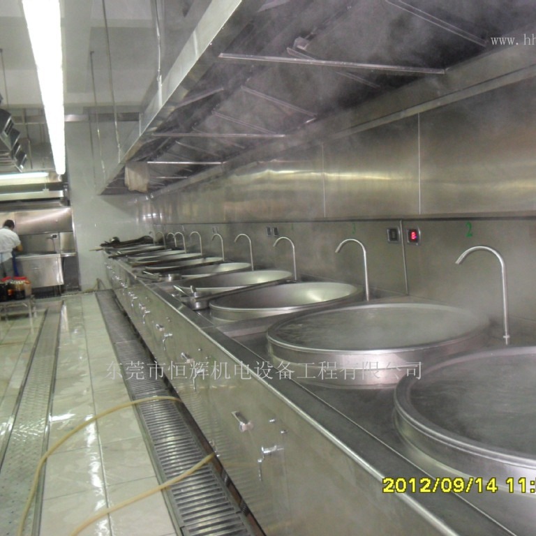 东莞厨房工程设计学校工厂安装商用电磁炉煮面炉电加热节能