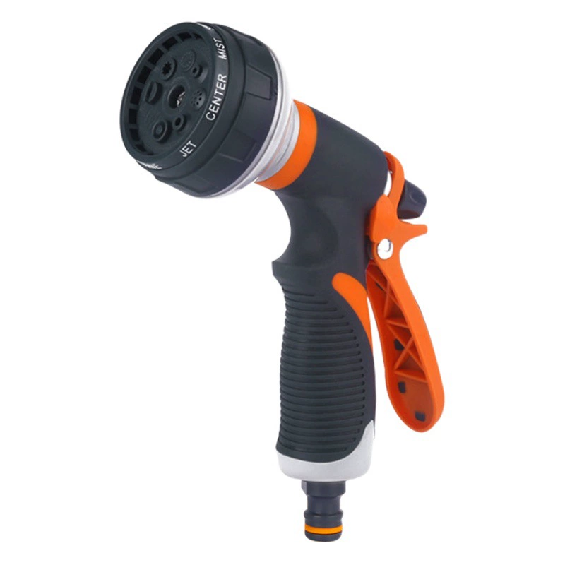 Производители поставляют восьмифункциональный водяной пистолет высокого давления, бытовой пистолет для полива душа, водяной пистолет для автомойки, 8-функциональный садовый водяной пистолет