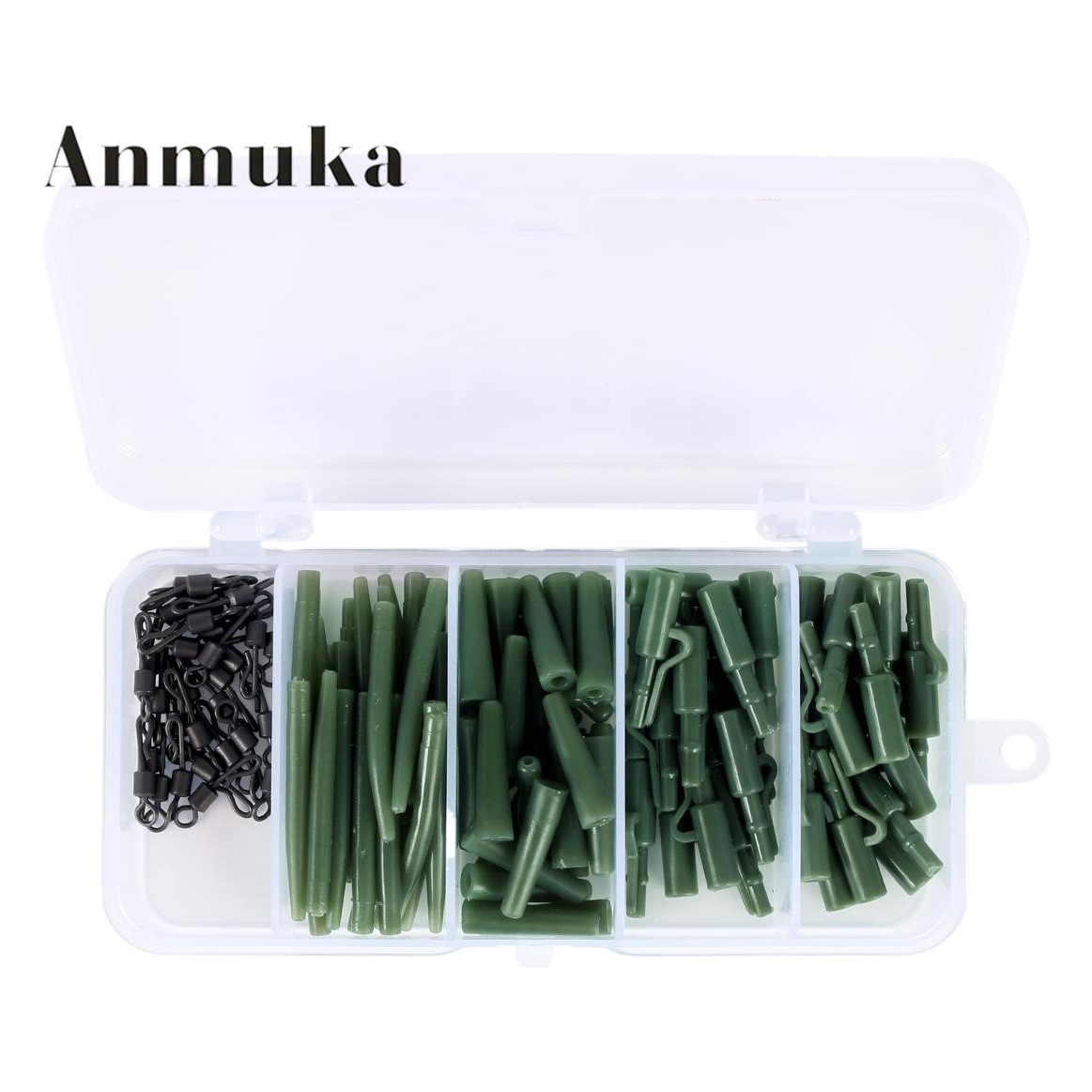 Anmuka biblioteca pesca conjunto completo de accesorios de carpa traje de pesca accesorios caja de almacenamiento accesorios de pesca