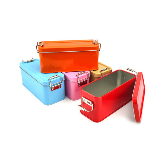 Pineapple cake biscuits snack packaging iron box double buckle iron can candy packaging box craft gift storage iron box