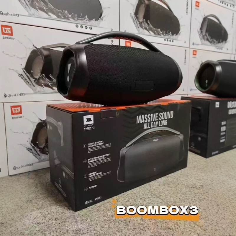 国境を越えた売れ筋 BOOMBOX3 スーパー ウォーリー 3 世代ワイヤレス Bluetooth スピーカー ポータブル サブウーファー 屋外 100 ワット|undefined