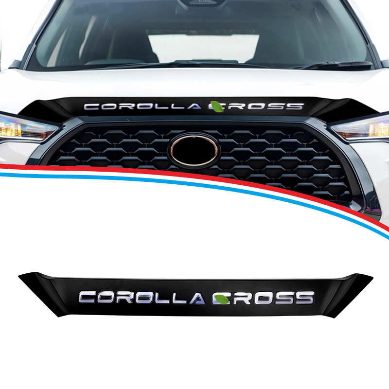 Tenxinrui adecuado para Toyota ruifang Corolla Cruz Modificación del coche con la luz cubierta TRIM tira accesorios exteriores