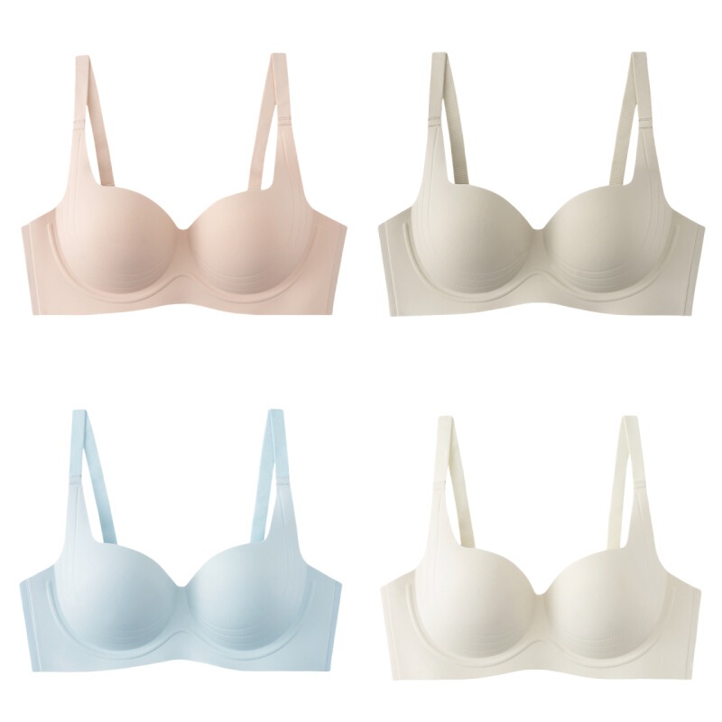 Yixingyao Nude Seamless Lifting Underwear Women's Small Breast Push-Up Anti-Sagging Soft Support Wireless Bra Yixingyao Nude Seamless Lifting Underwear Women's Small Breast Push-Up Anti-Sagging Soft Support Wireless Bra