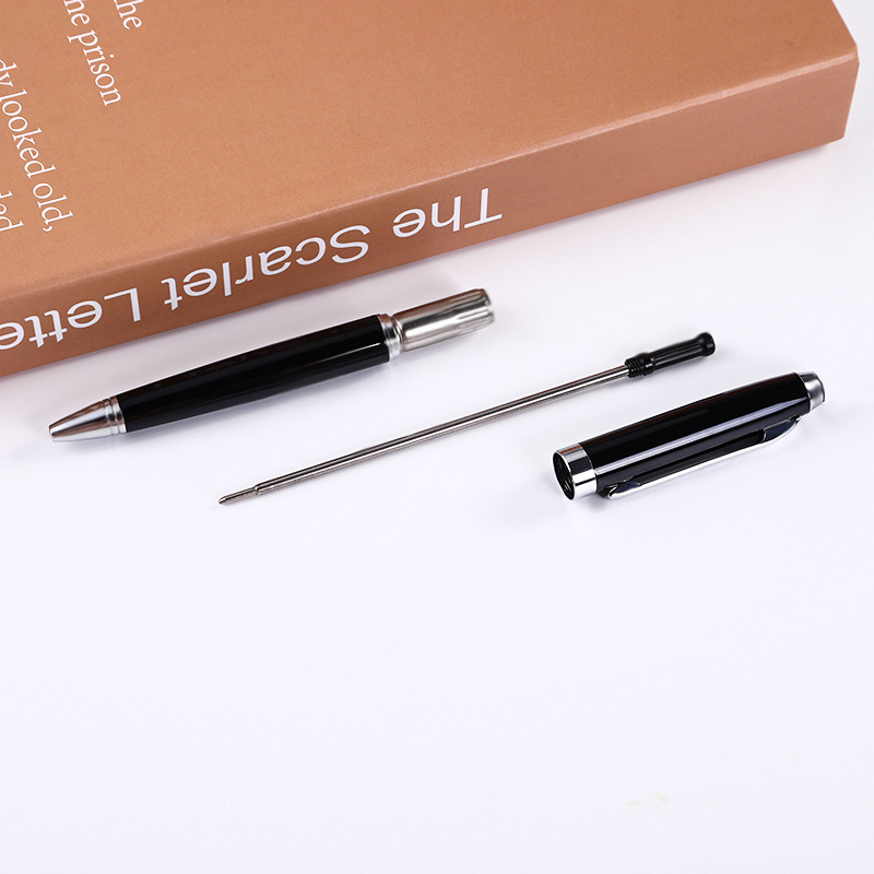 Suministro directo de fábrica de alta calidad de metal bolígrafo firma pluma impresión medio aceite pluma negocio Oficina publicidad regalo pluma