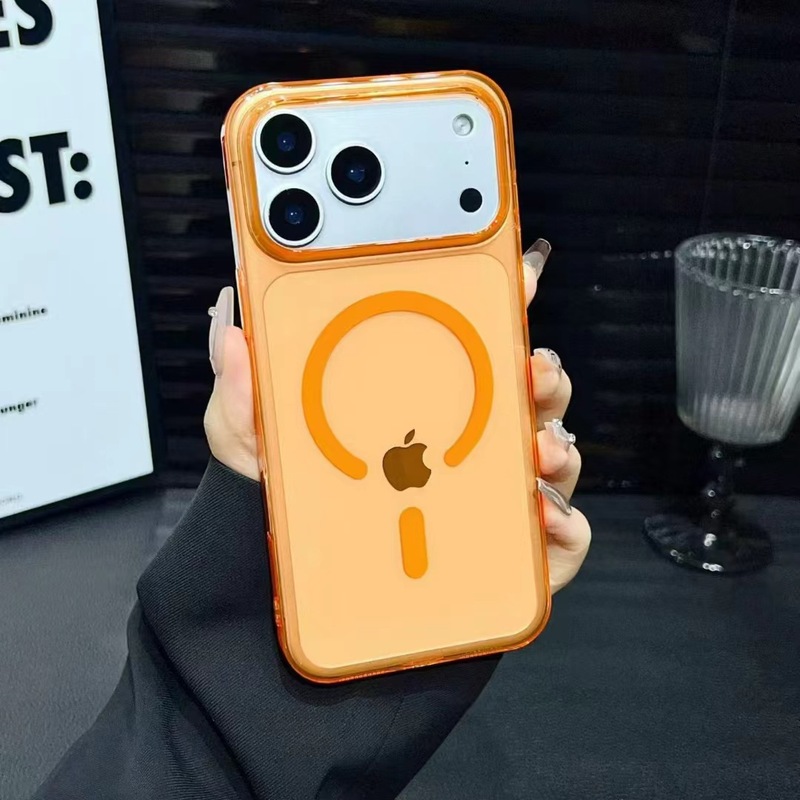 适用iPhone17PROMAX手机壳超薄高清PC透明磁吸苹果16简约防摔|undefined