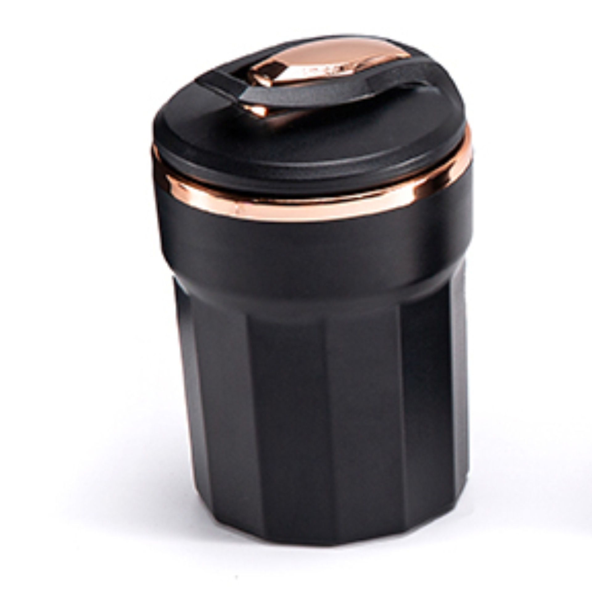 Car Ashtray with Pop-Up Lid and Led Light, Trendy Car Ashtray, Household Ashtray, Car Supplies Trash Can
