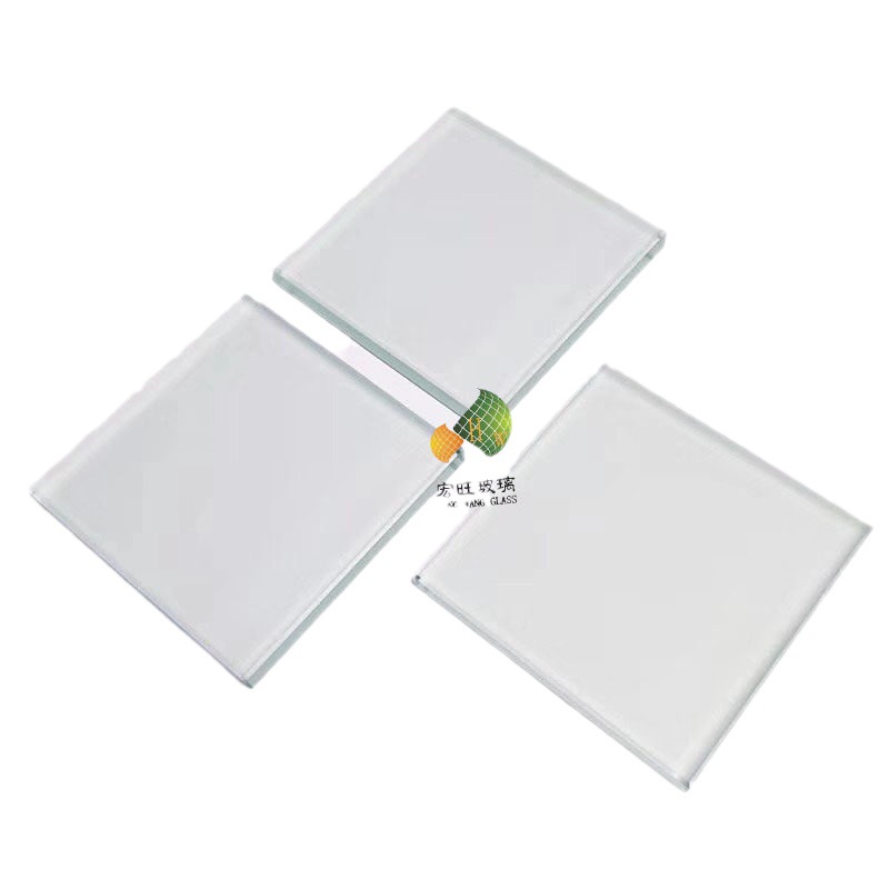 化学钢化磨砂玻璃 全钢化灯具玻璃 建筑药水磨砂玻璃