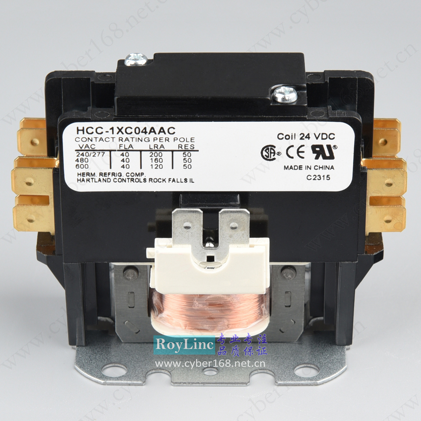 12VDC 24VDC 36VDC 48VDC 直流线圈控制电压 大负载交流接触器