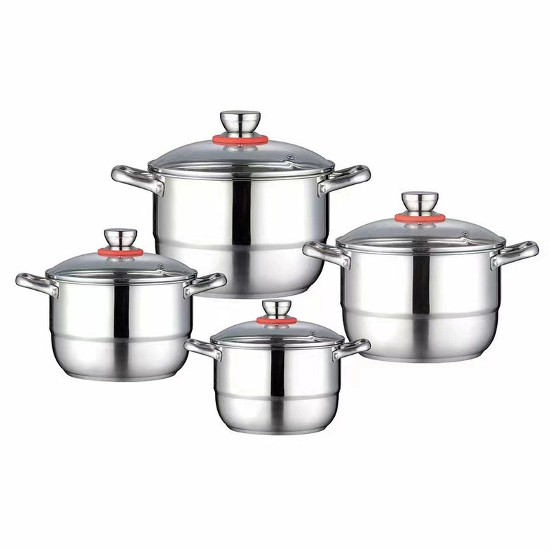輸出セット調理器具ステンレス厚手スープ鍋蒸し鍋三点セット四点セットCookware set調理器具|undefined