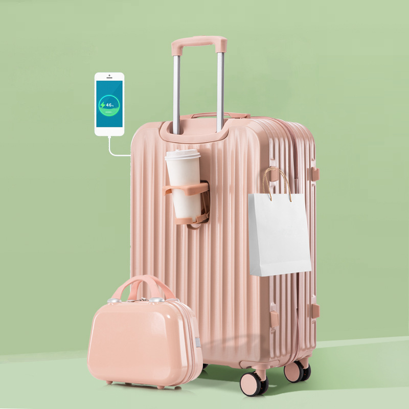 [Fábrica de selección estricta] maleta de explosión multifuncional rueda universal silenciosa de 22 pulgadas caja de cifrado caja de tirón