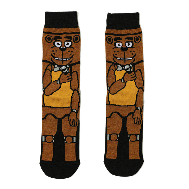 Male Cartoon Animation Cotton Socks Sports Female Robot Dog Casual Medium Tube Men's Socks Comic Socks-5PRS 21 O1CN01hvVKap1TrjePW4uiX !!1004802436 0 cib