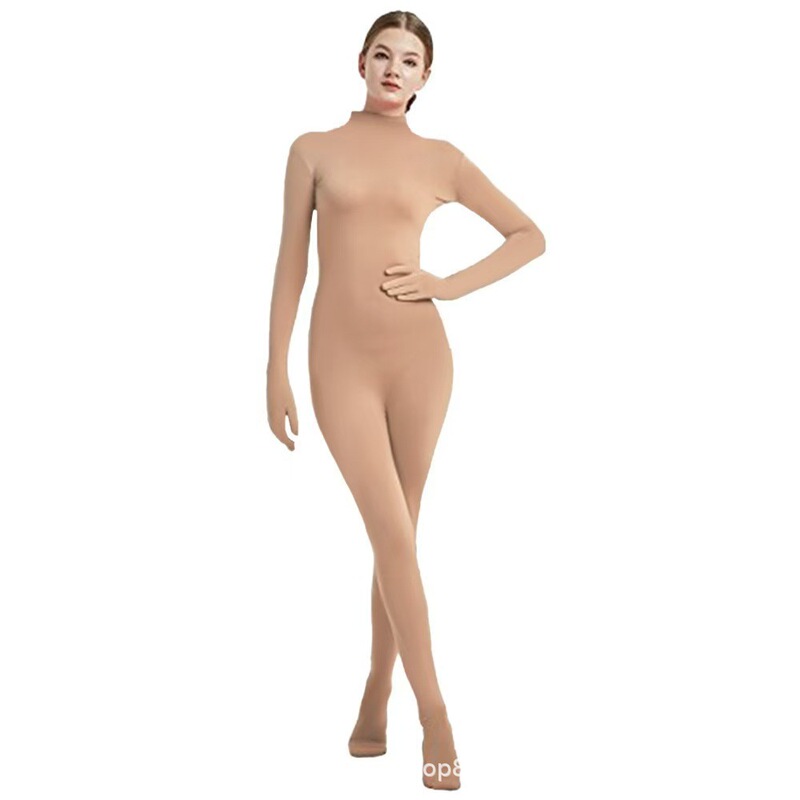 アマゾンクロスボーダー女性モデルzentai純色全包露出ガードル|undefined