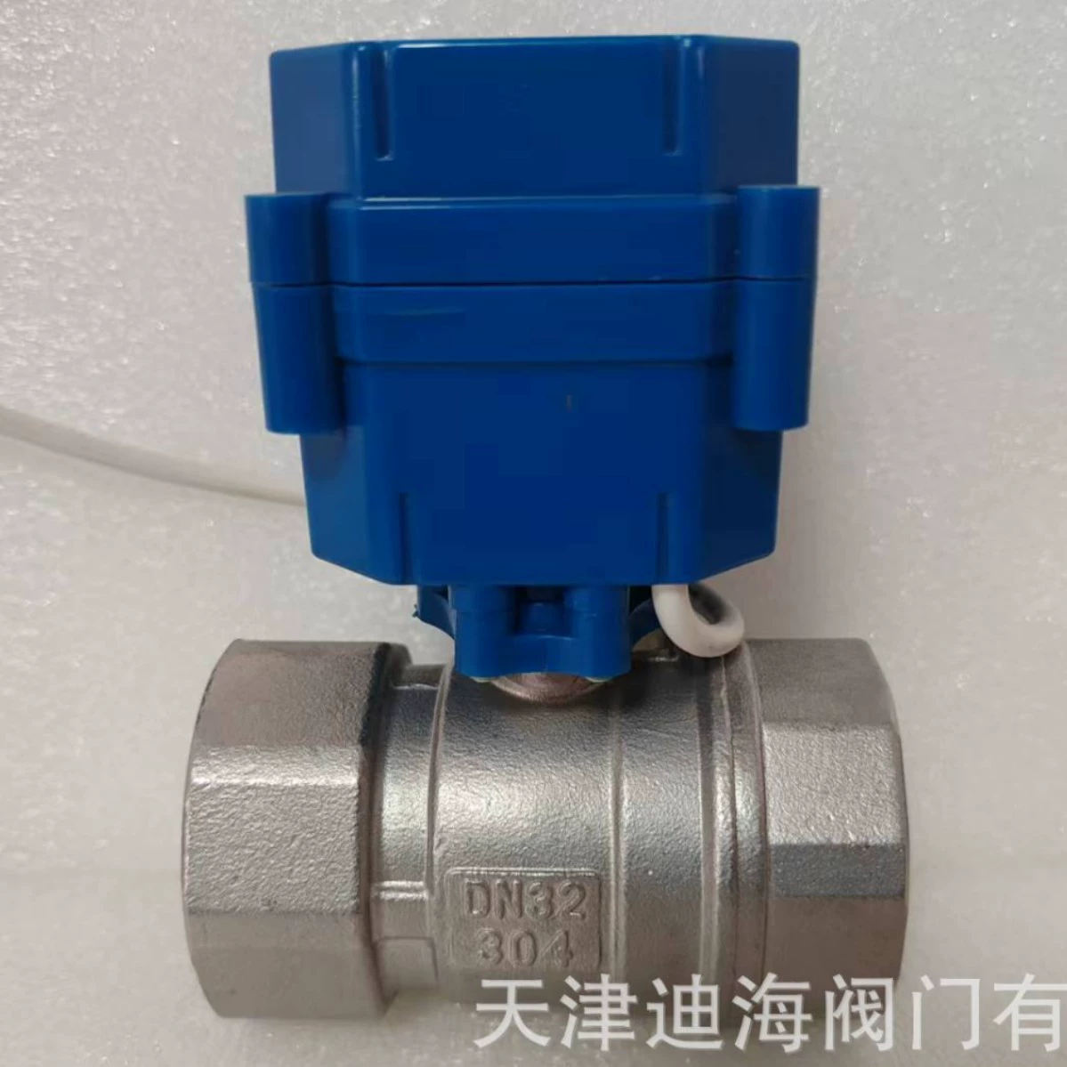 Электроприводной шаровой кран DN25 DN32, калибр 304 316, из нержавеющей стали, с цельнометаллической шестерней, микропривод