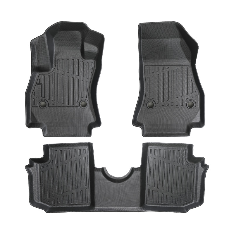 Europa para Fiat 500L 12 - 24 combustible 3D todo el tiempo material TPE cojín de pie para automóviles cojín trasero