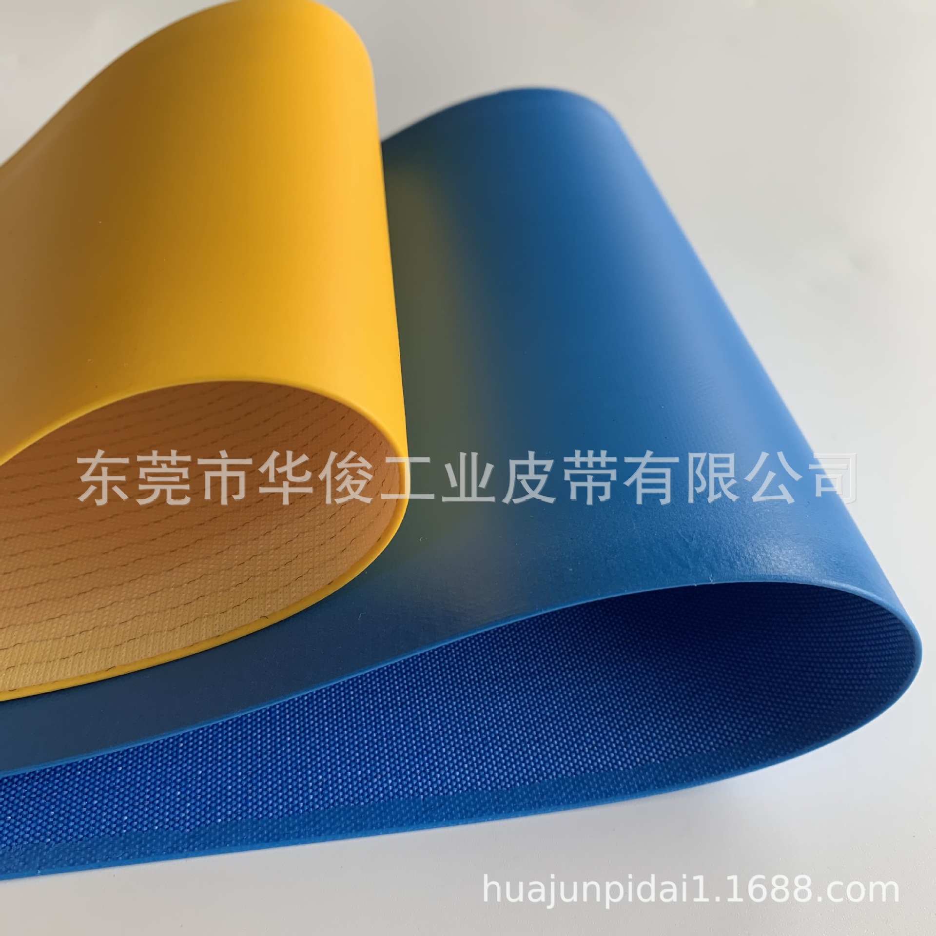 锂电池封边PU输送带  通信电子产品输送带 锂电池黄色输送带