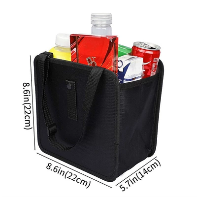 Car trunk folding storage box car multifunctional storage box car trunk finishing box storage box supplies (Car storage bag/box) - black
