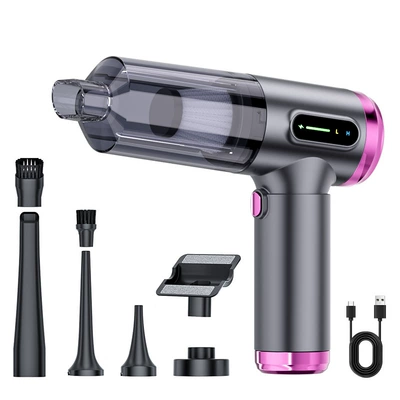 New Wireless Blowing and Suction Integrated Dust Blower Multi-Purpose Dust Collector Strong Suction Wireless Handheld Portable Car Vacuum Cleaner (Tozsoranlar) - black-and-purplebrushless-motor-vacuum-cleanerwith-16-national-instructions3-sections2000mah