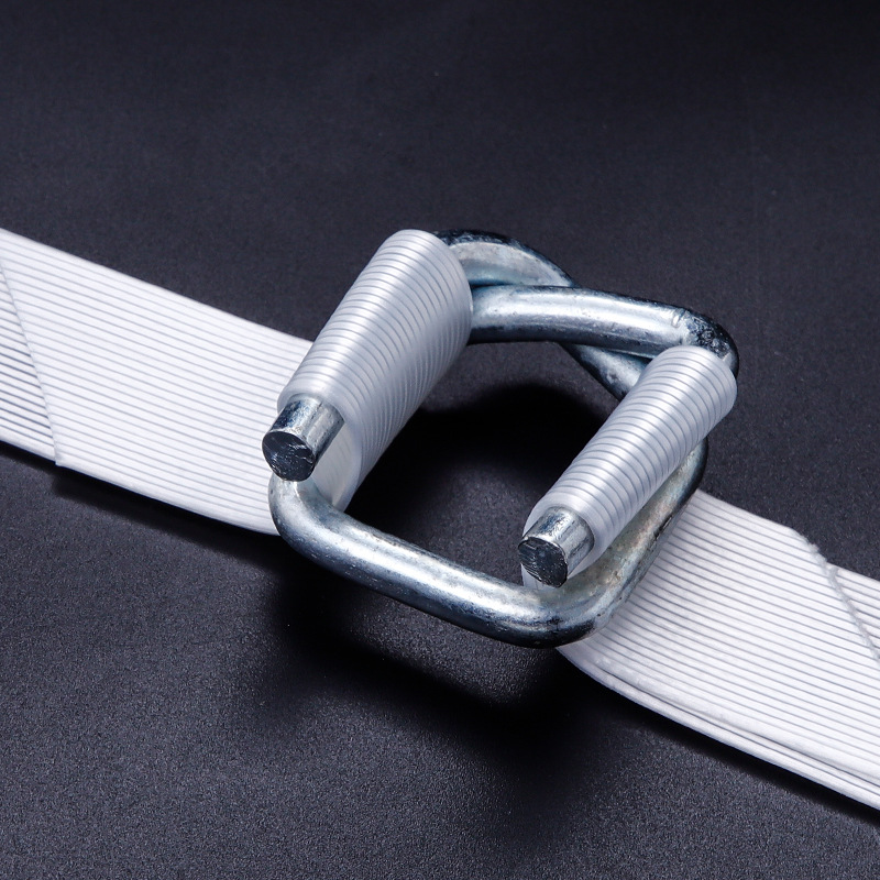 钢丝打包捆绑扣回型包装扣32mm柔性纤维带重型物流包装50个起