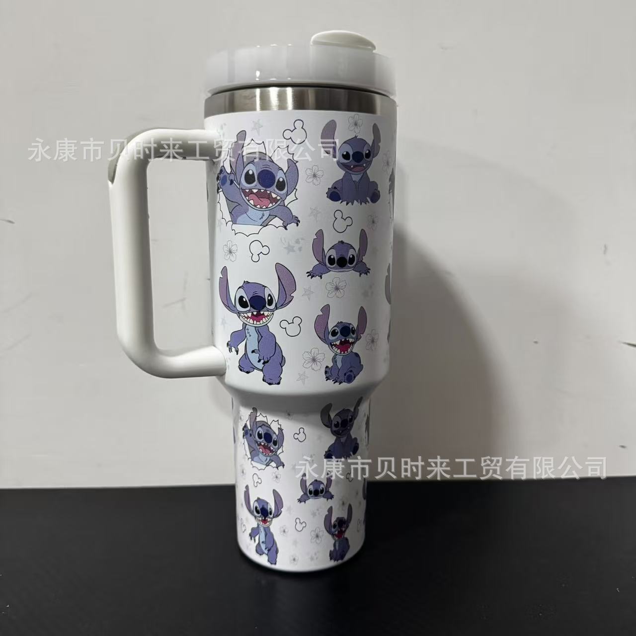 Transfronterizo Amazon 40oz Sanrio dibujos animados KT gato serie termo taza de hielo taza de café portátil con mango