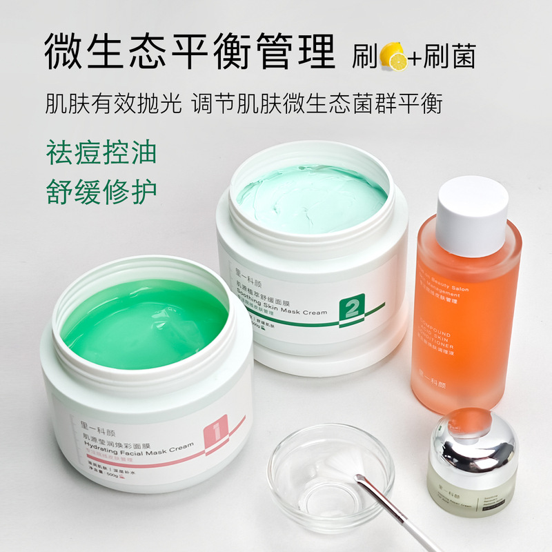 Beauty Salon Acne Removal and Repair Facial Care Set Acne Sensitive Skin Oil Control Soothing Skin Mask Soothing Acne Removal