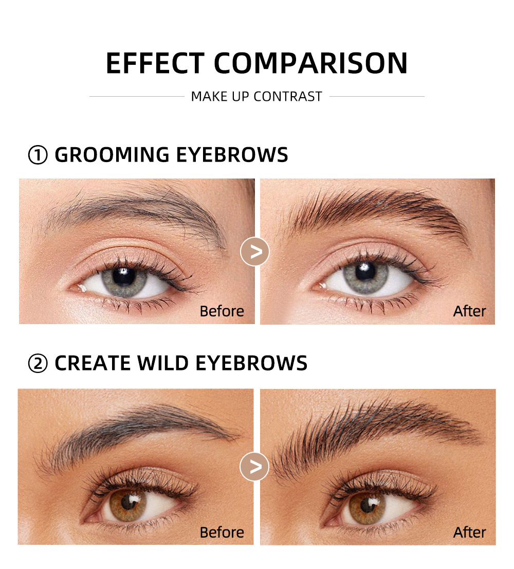 QIBEST Cross-border Eyebrow Styling Liquid is a three-dimensional eyebrow modification liquid that is waterproof, sweat-proof, non-smudging, and provides long-lasting moisture and repair undefined