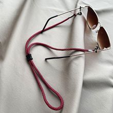 厂家直供跨境一件代发实用编织涤纶运动挂绳可调节口罩链眼镜绳子