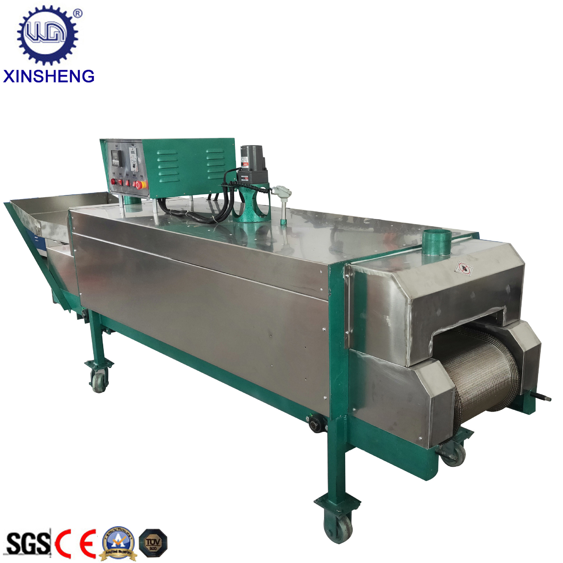 鑫圣专业网带式回火炉GT-RJC-740热处理设备金属热处理时效回火炉