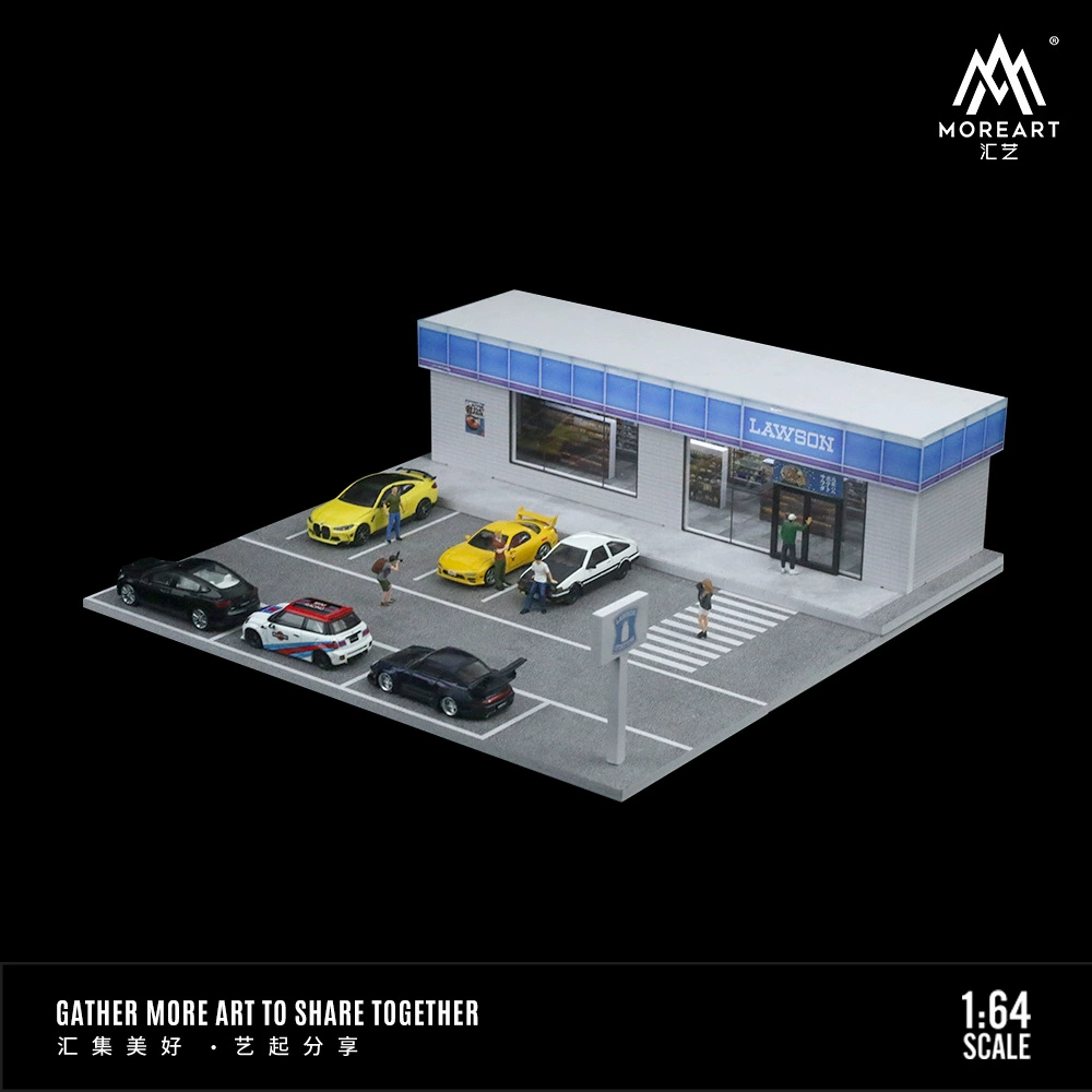 1:64 Rosen Convenience Store Model Scene Model Light Version