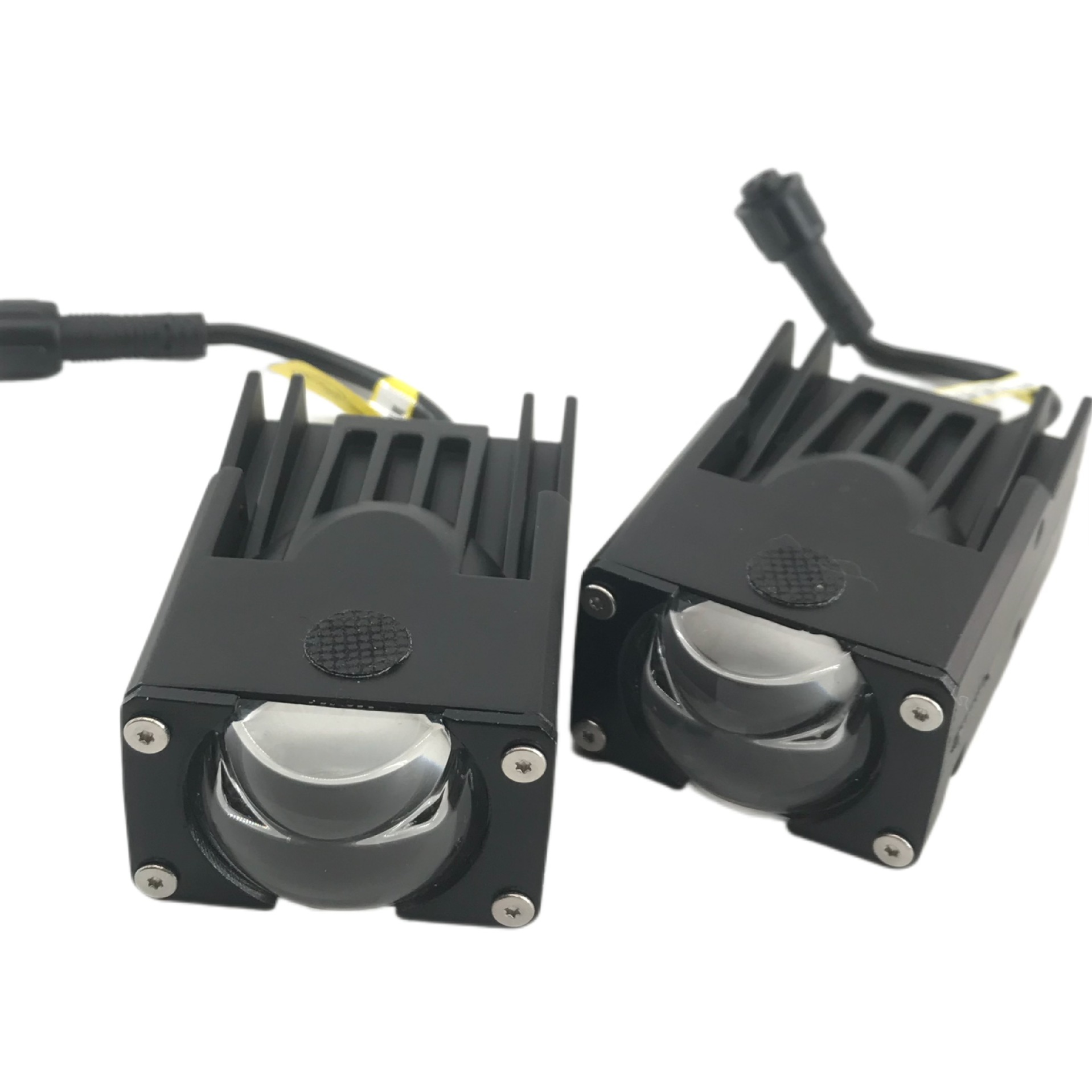 U49 Car Grille Light, Integrated High and Low Beam with Direct Light, Truck Led Grille Dual-Color Spotlight, Motorcycle