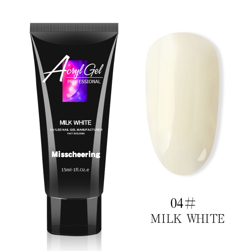 Gel de extensión de uñas transfronterizo 15ml, gel de fototerapia cristalino de extensión rápida de uñas, venta al por mayor de fábrica de gel de fototerapia