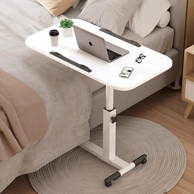 Bedside Table Movable Bed Computer Table Bedroom Table Adjustable Desk Home Notebook Learning Folding Table Small