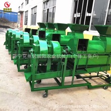 稻麦脱粒机家用打谷子高粱小麦小米燕麦吸风式自动装袋加厚