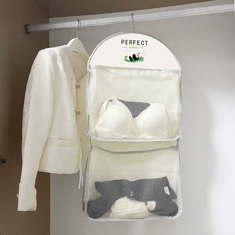 Underwear, storage system, hanging organiser, storage bag