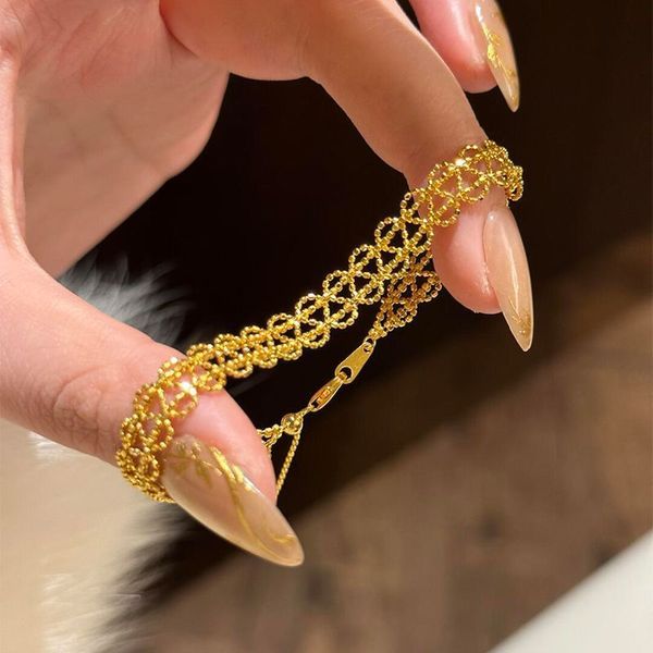 Small fresh elegant sophisticated adjustable design bracelet