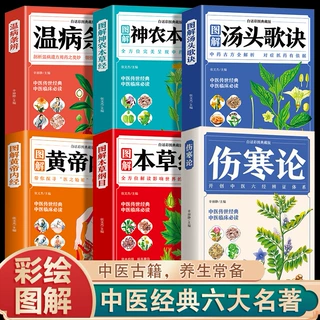 伤寒论正版古代医学经典伤寒杂病论黄帝内经本草纲目中医名著书籍