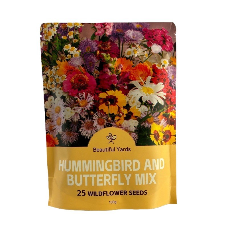 Comercio electrónico transfronterizo mezcla de flores silvestres combinación de flores coloridas embalaje mezclado semilla de cuatro estaciones fácil de sobrevivir jardín plantación de flores