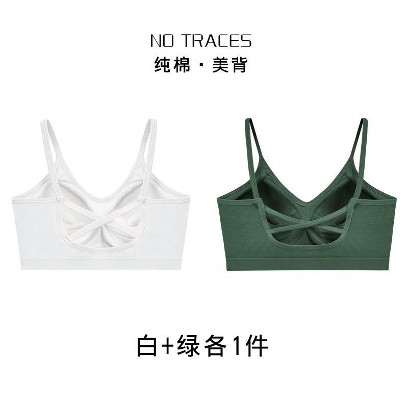 Copa fija ropa interior de mujer espalda sin anillo de acero sujetador de elevación contra caída de pecho ropa interior deportiva fábrica de comercio