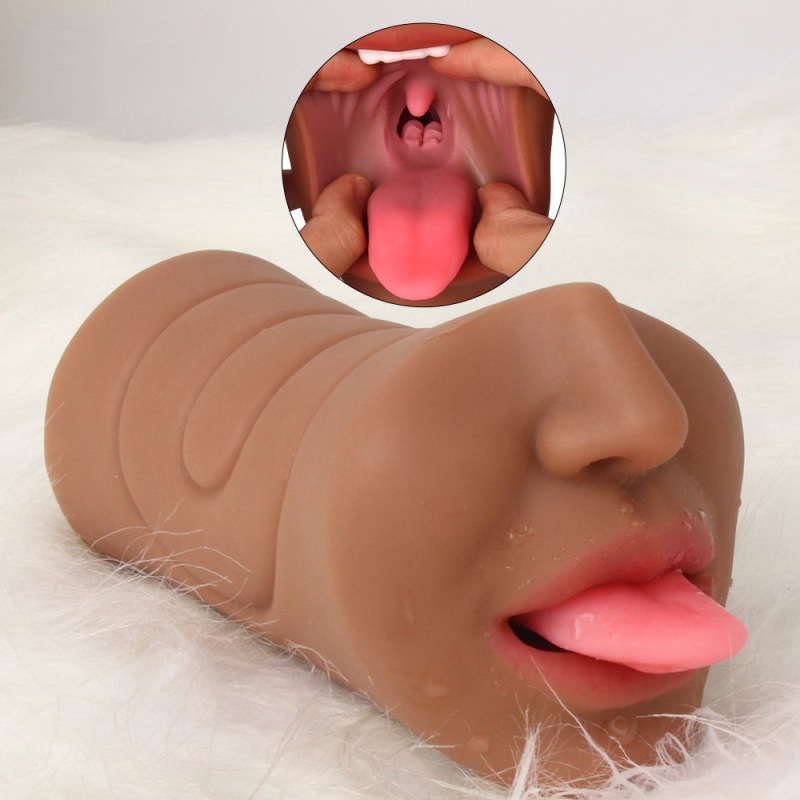 Man Masturbation Oral sex Dong Shi Mouth Masturbation cup Reality simulation Mold Name of device Female sex appliance