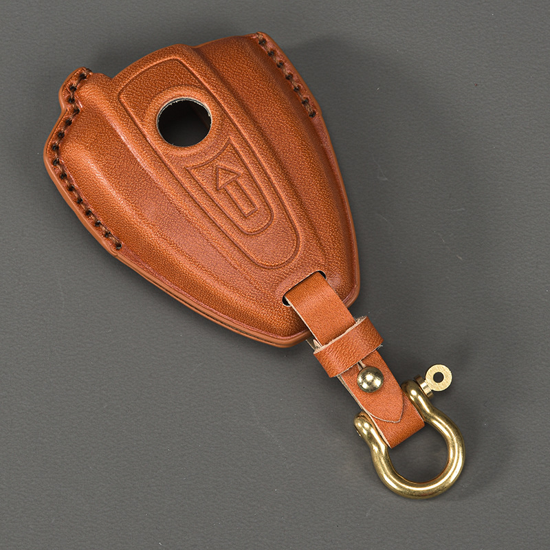 Suitable for Bmw R18 Retro Motorcycle Key Cover Cowhide Leather Key Cover Bmw R1